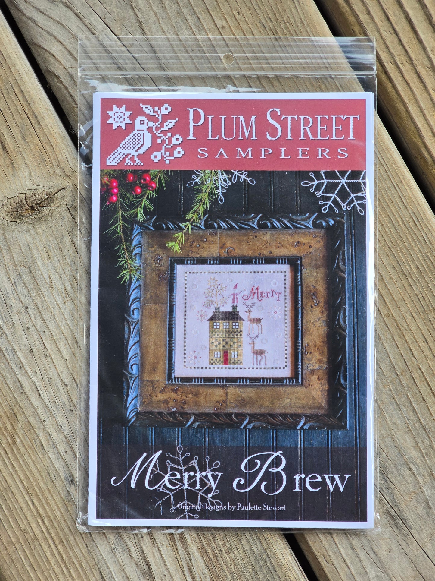 Plum Street Samplers - Merry Brew - Cross Stitch Pattern