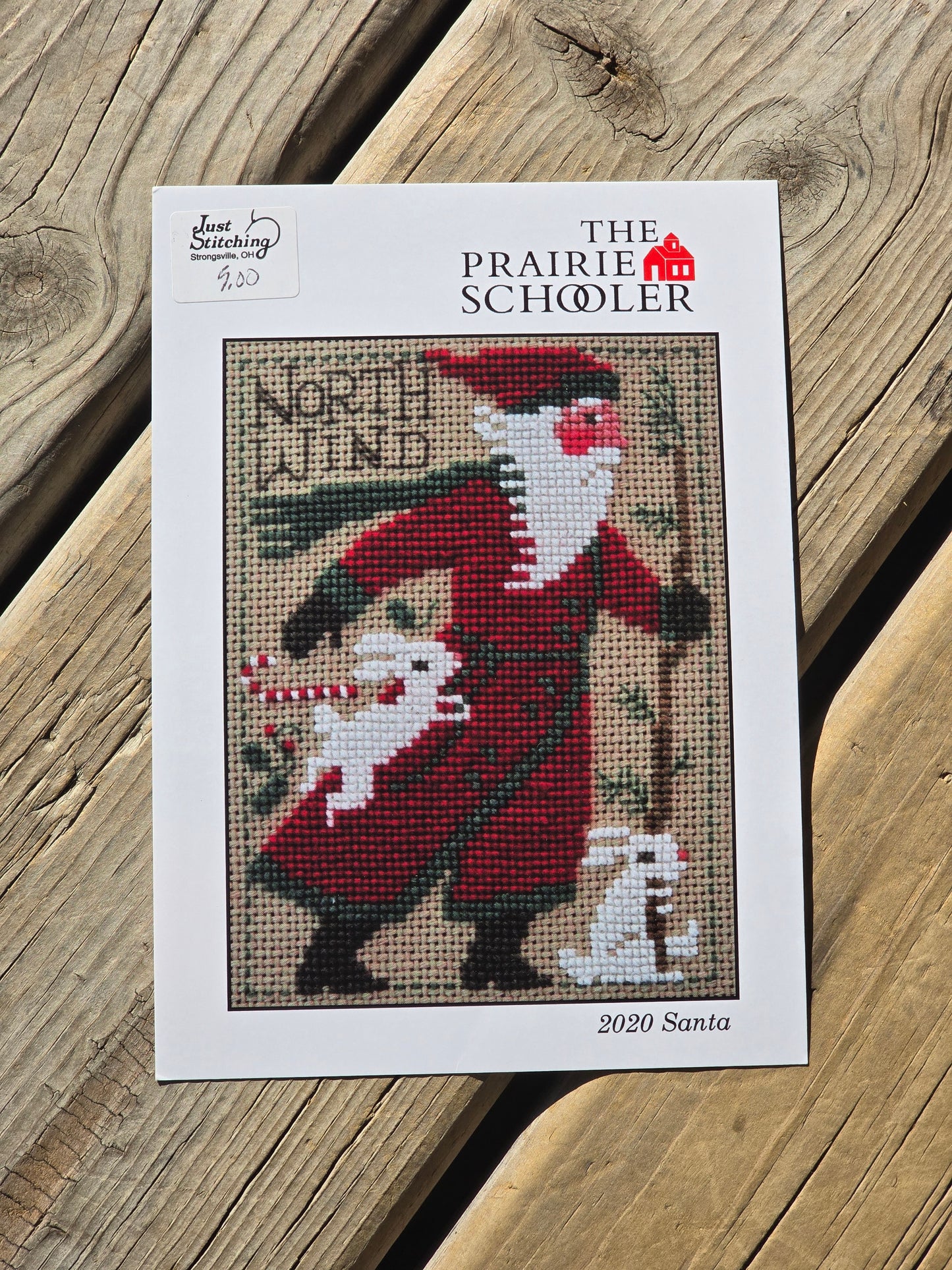 The Prairie Schooler - 2020 Santa - Cross Stitch Pattern