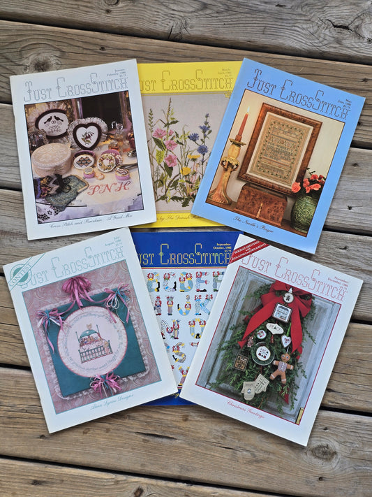 Just Cross Stitch - 1986 - Magazine Bundle