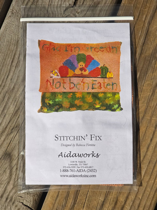 Aidaworks - Stitchin' Fix - Glad I'm Greeting - Cross Stitch Kit
