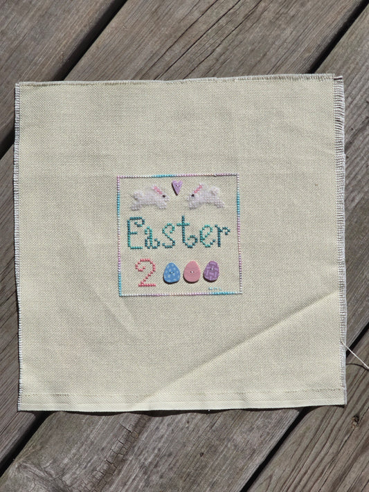 Designer Unknown - Easter 2000 - Completed Cross Stitch