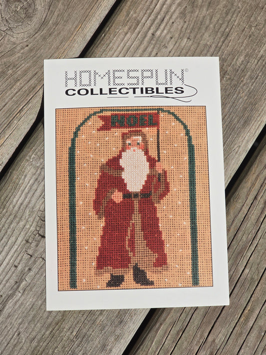 Homespun Collectibles - Noel Santa - #31 - Cross Stitch Pattern