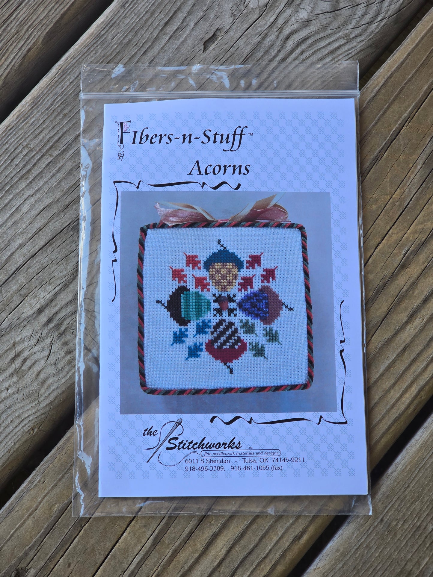 The Stitchworks - Fibers-n-Stuff - Acorns - Cross Stitch Kit