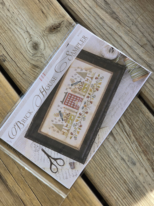 With Thy Needle & Thread - Brick House Sampler - Cross Stitch Pattern
