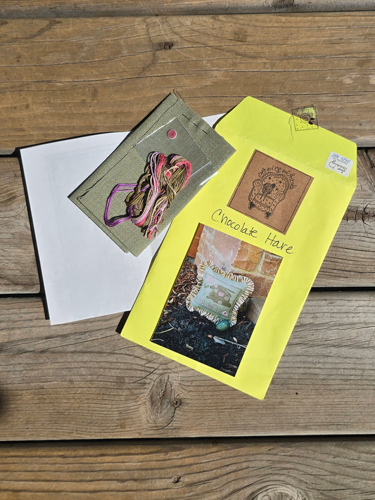 Ewe and Eye and Friends - Chocolate Hare - Cross Stitch Kit
