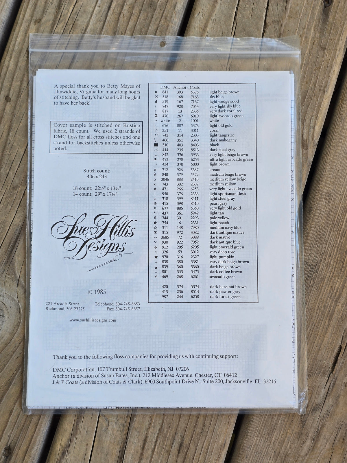 Sue Hillis Designs - America the Beautiful - Cross Stitch Pattern