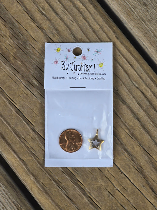 By Jupiter - Antique Gold Star - Charm - Nashville Needlework Market 2026