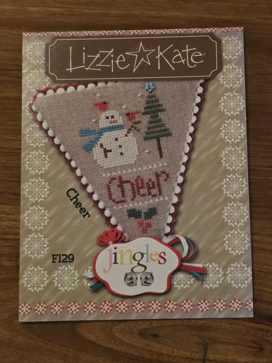 Lizzie Kate - Jingles - Cheer - F129 - Cross Stitch Pattern