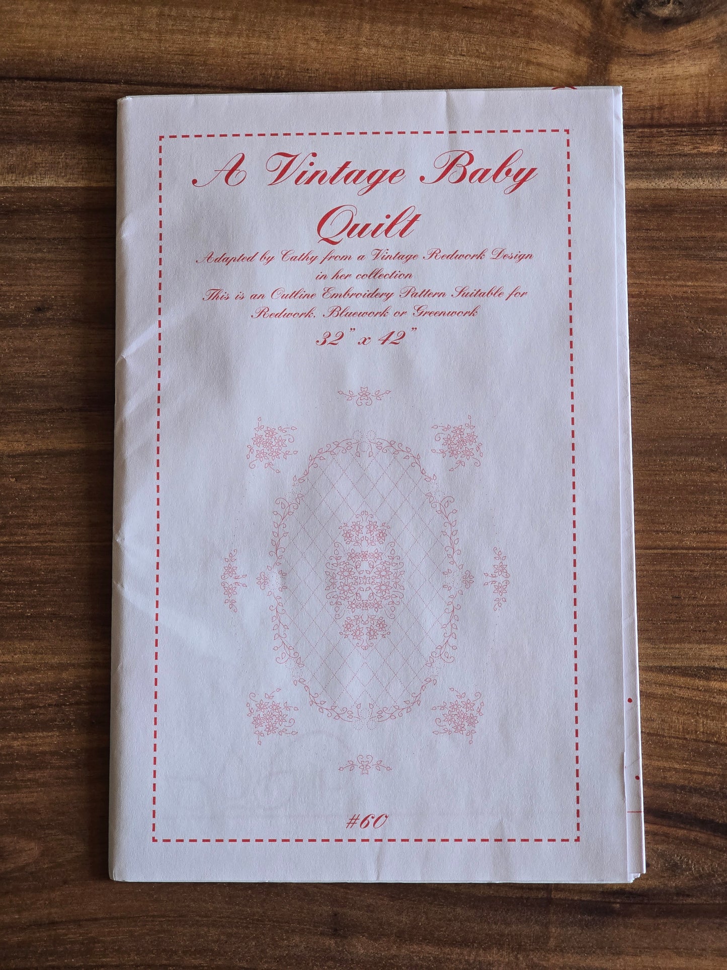 Quilting Bee Designs - A Vintage Baby Quilt - Embroidery Pattern