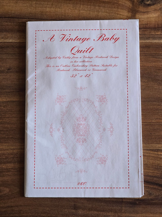 Quilting Bee Designs - A Vintage Baby Quilt - Embroidery Pattern