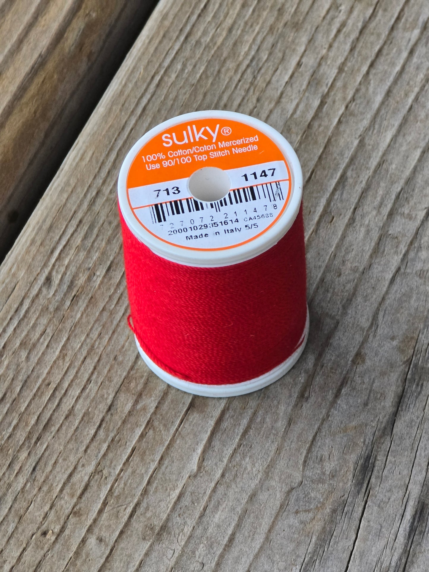 Sulky - Cotton Thread - Christmas Red (713-1147) - 330yd Spool