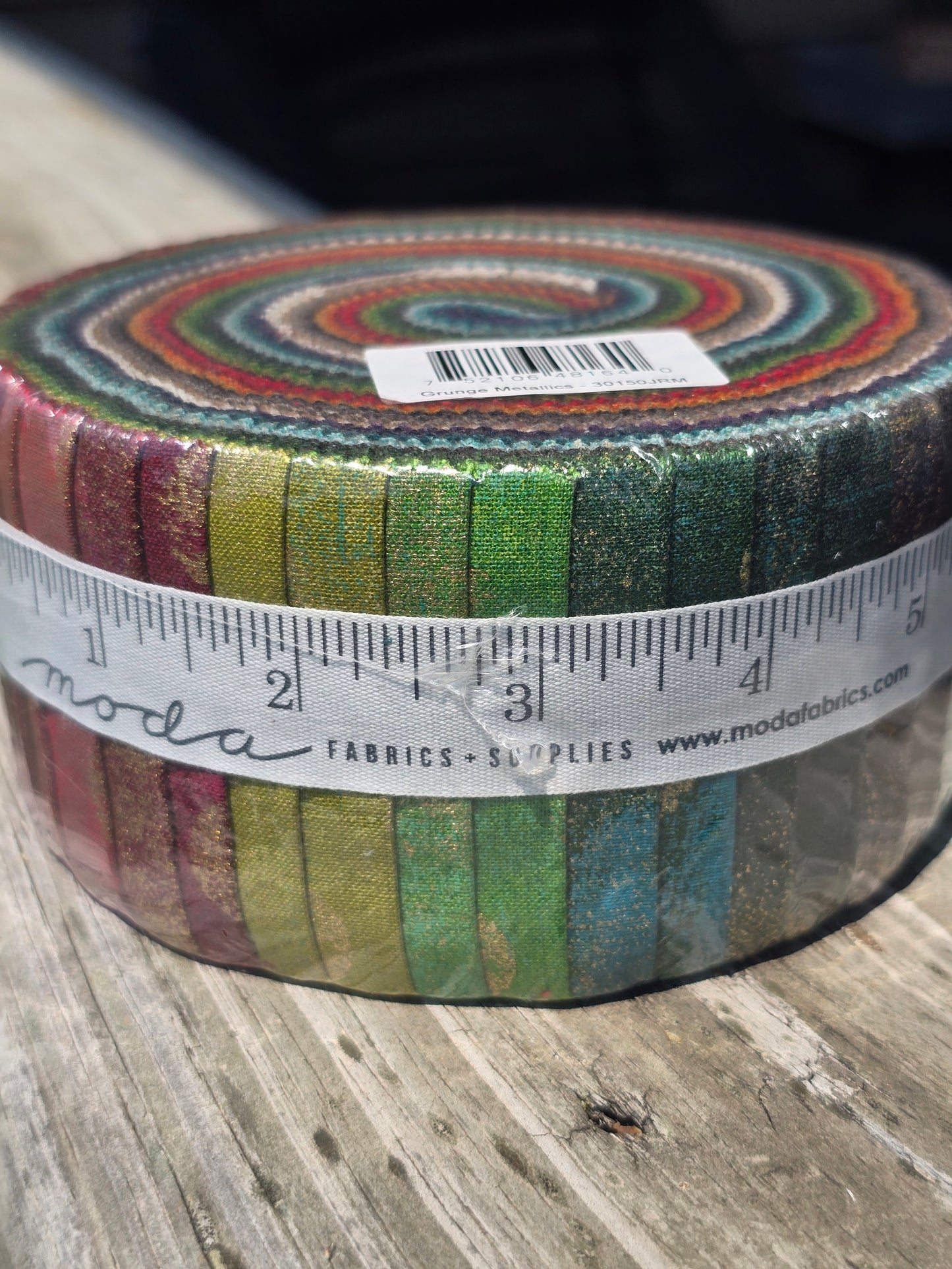 Moda - Grunge Metallics - Quilting Fabric - Jelly Roll