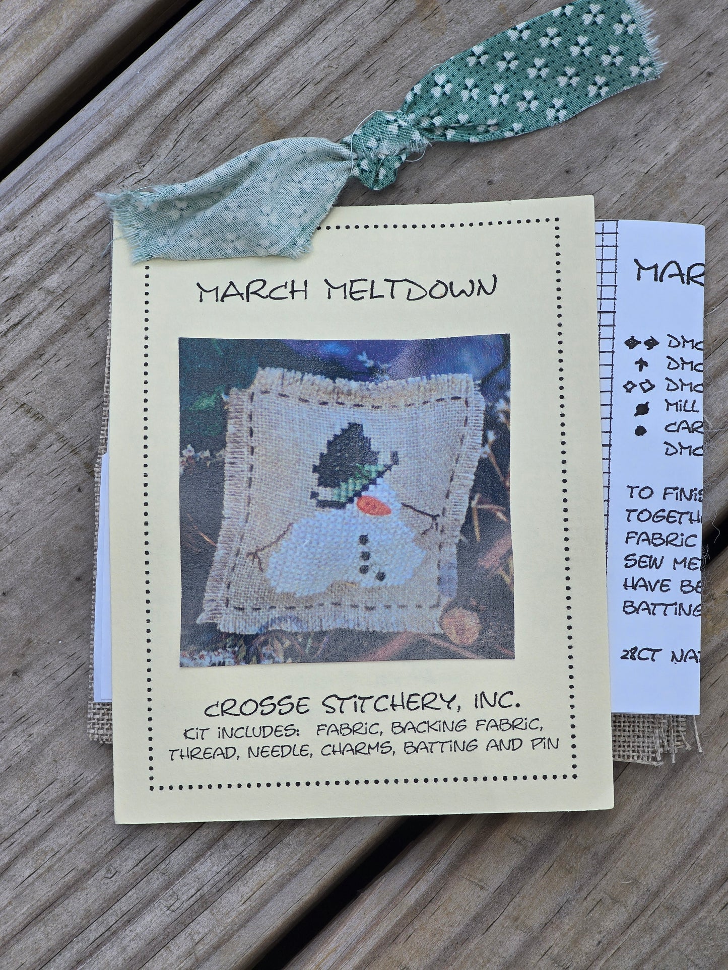 Crosse Stitchery, Inc. - March Meltdown - Cross Stitch Kit