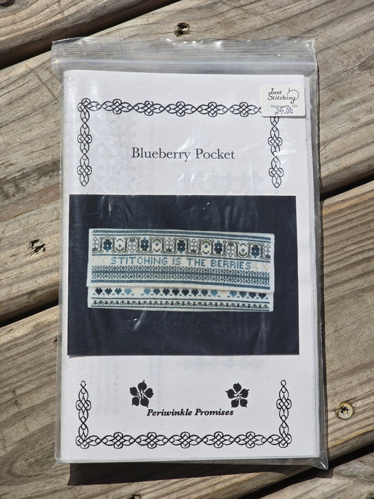 Periwinkle Promises - Blueberry Pocket - Petite Periwinkles - Cross Stitch Kit