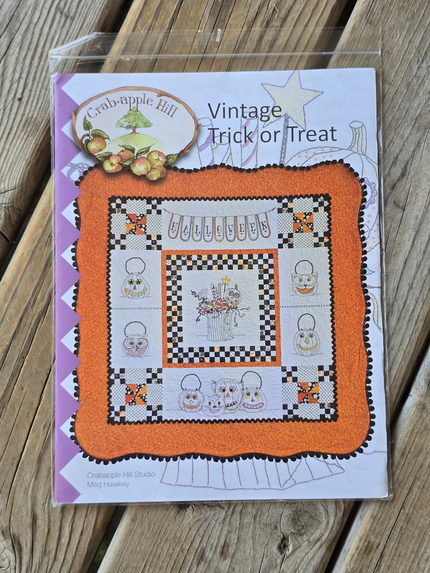 Crab-apple Hill - Vintage Trick or Treat - Quilt Pattern