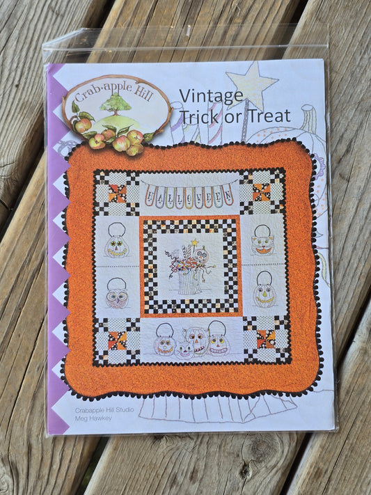 Crab-apple Hill - Vintage Trick or Treat - Quilt Pattern