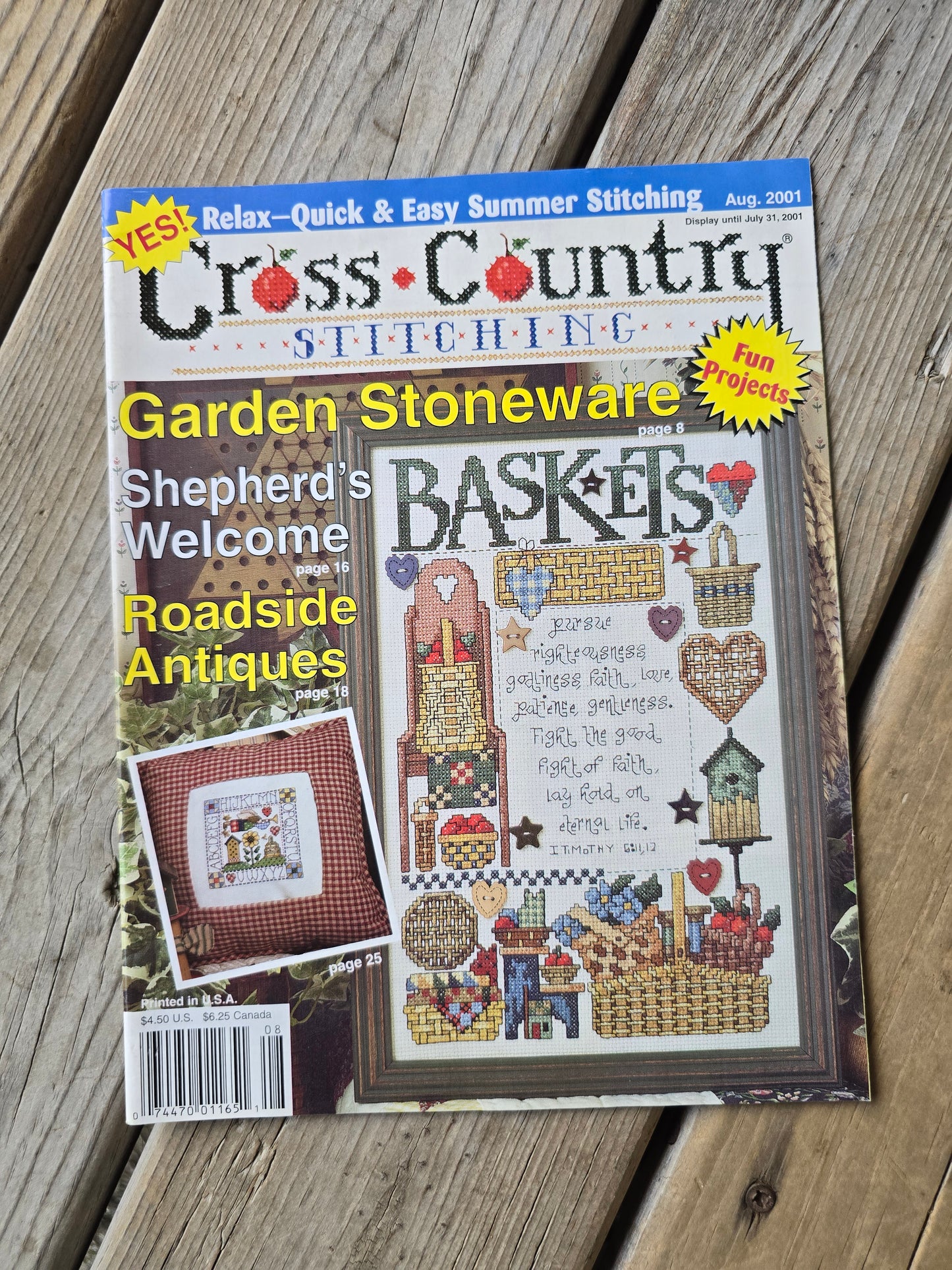 Cross Country Stitching Magazine - 2001 Bundle
