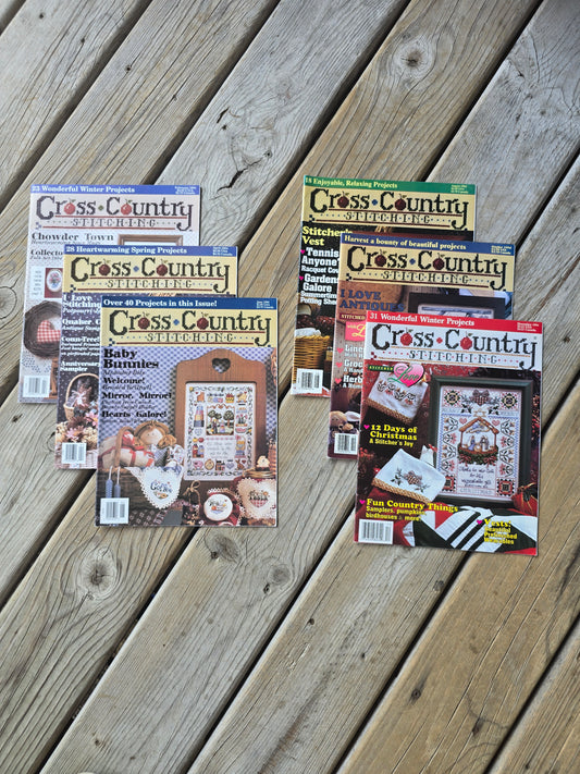 Cross Country Stitching Magazine - 1994 Bundle