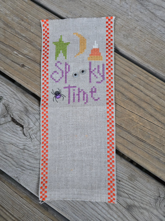 Spooky Time - Completed Cross Stitch