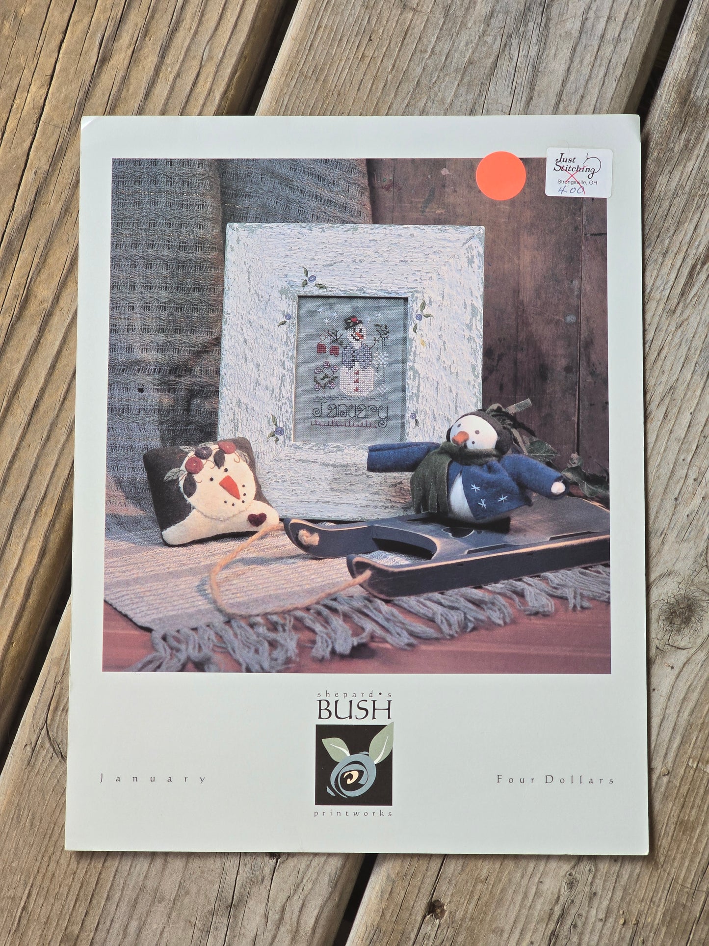 Shepherd's Bush - January - Cross Stitch Pattern
