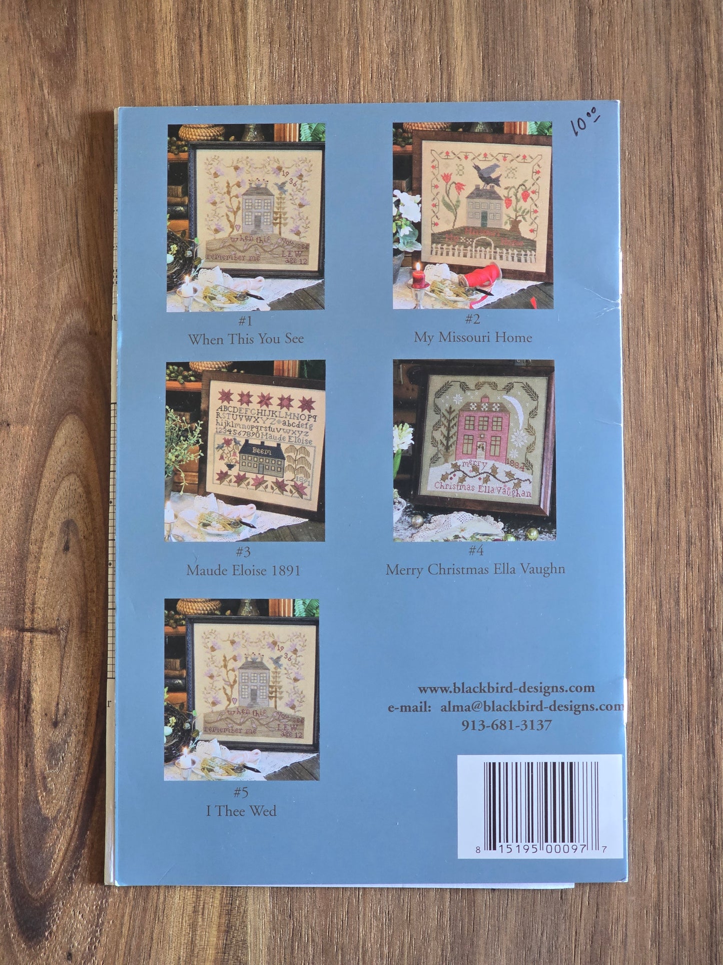 Blackbird Designs - Mildred’s Garden House - Remember Me - A Series of Nine Family History Patterns - Cross Stitch Pattern