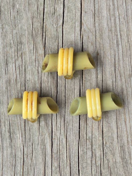 Vintage Celluloid Extruded Barrel Buttons