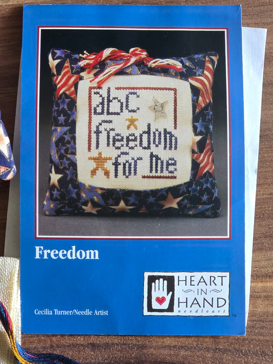 Heart in Hand - Freedom - Cross Stitch Kit