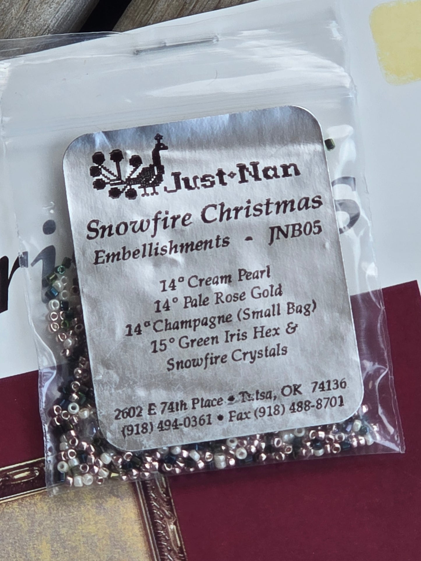 Just Nan - Snowfire Christmas - Cross Stitch Pattern