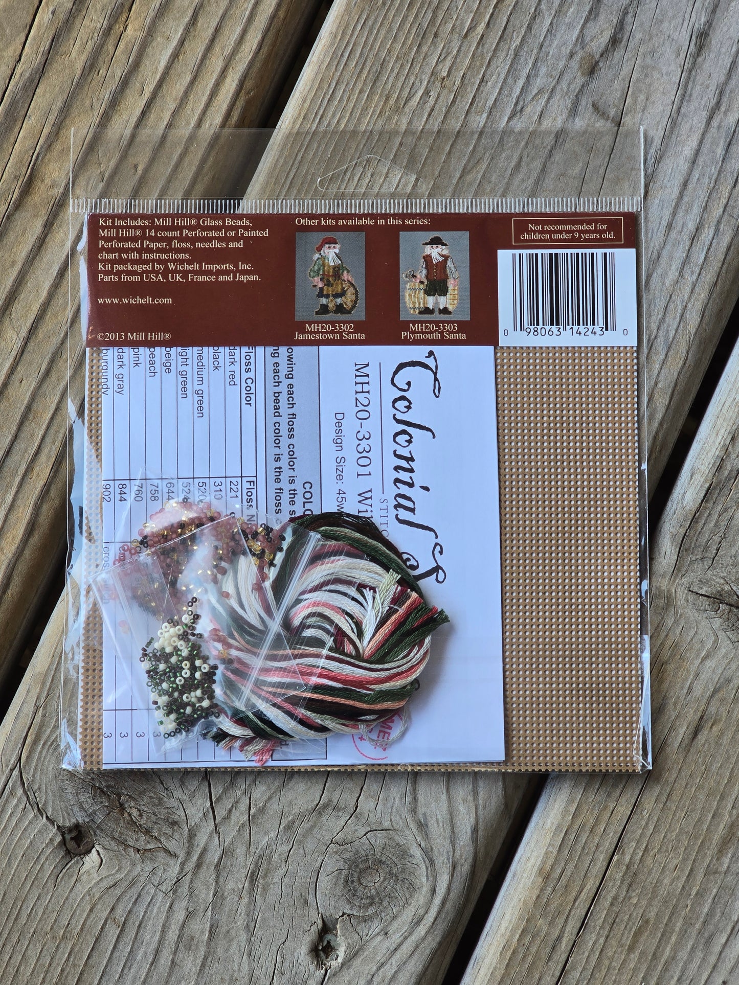 Mill Hill - Williamsburg Santa - Colonial Santas - Cross Stitch Kit