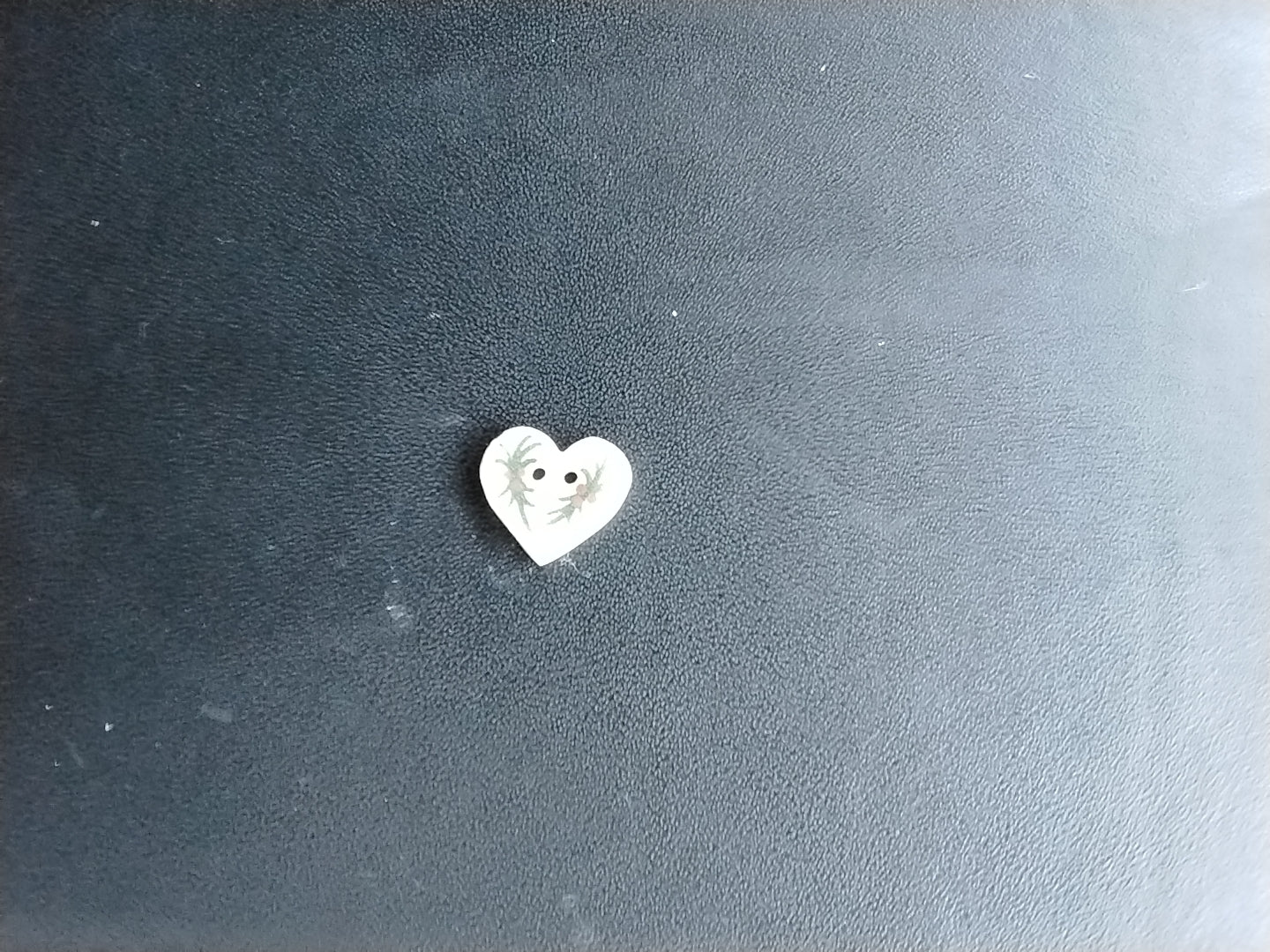 Ceramic Heart Buttons