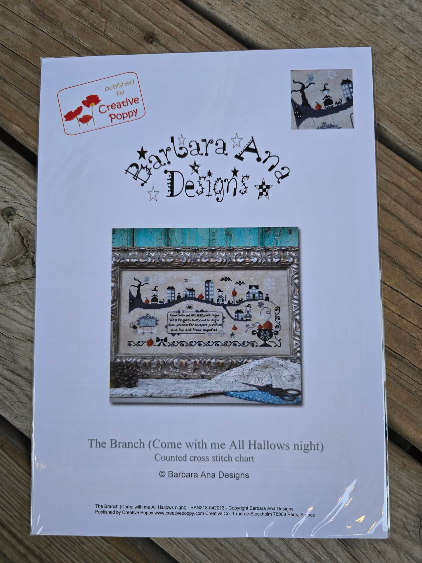 Barbara Ana Designs - The Branch (Come with me All Hallows Night) - Cross Stitch Pattern