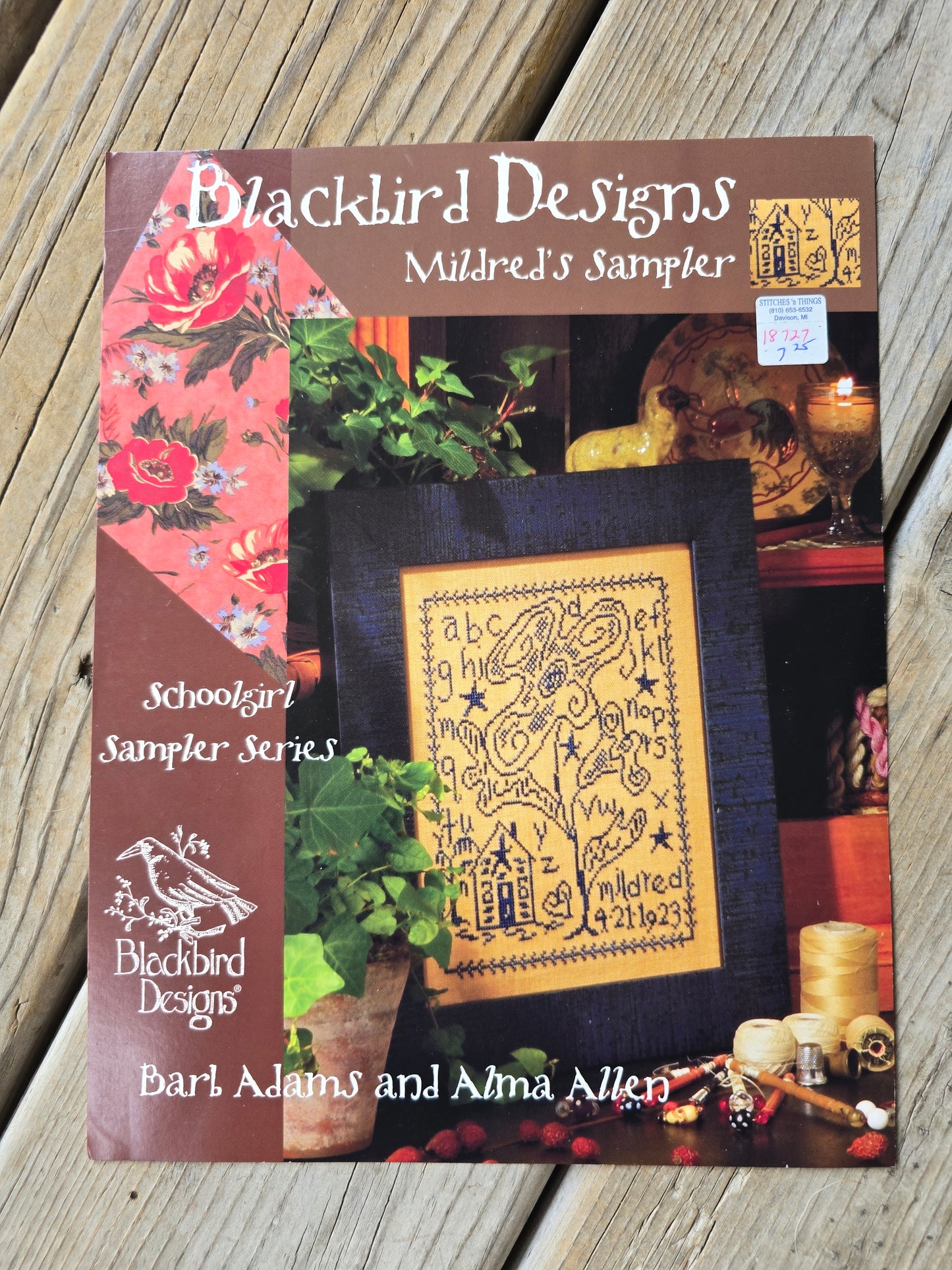 Blackbird Designs - Mildred's Sampler - Schoolgirl Sampler Series No. 1 - Cross Stitch Pattern