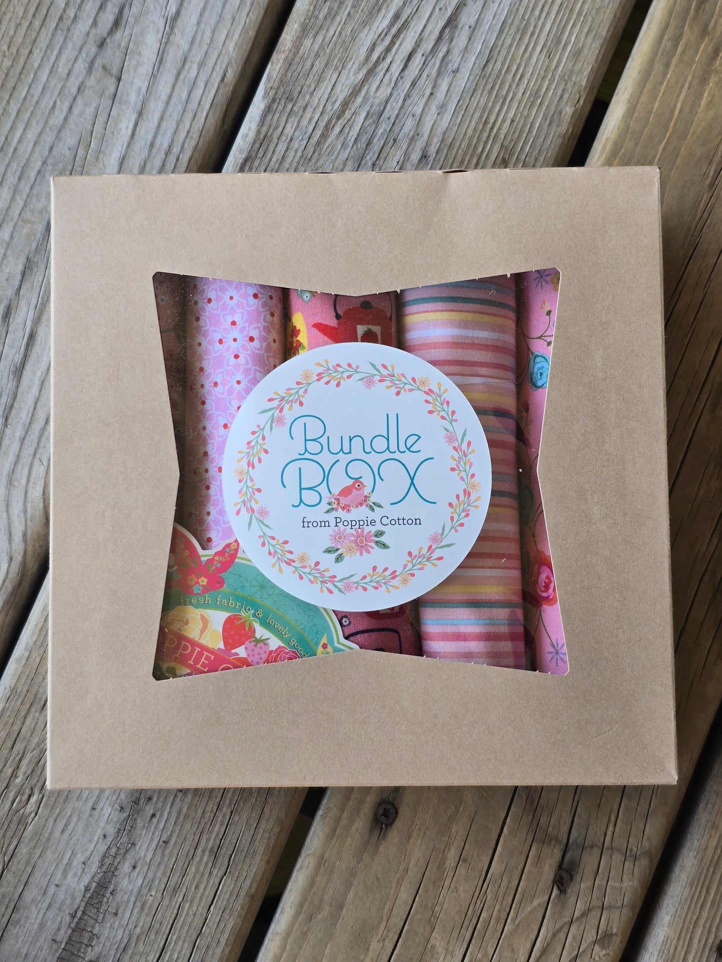 Poppie Cotton - Pink Fabric Bundle Box - Quilting - Fabric