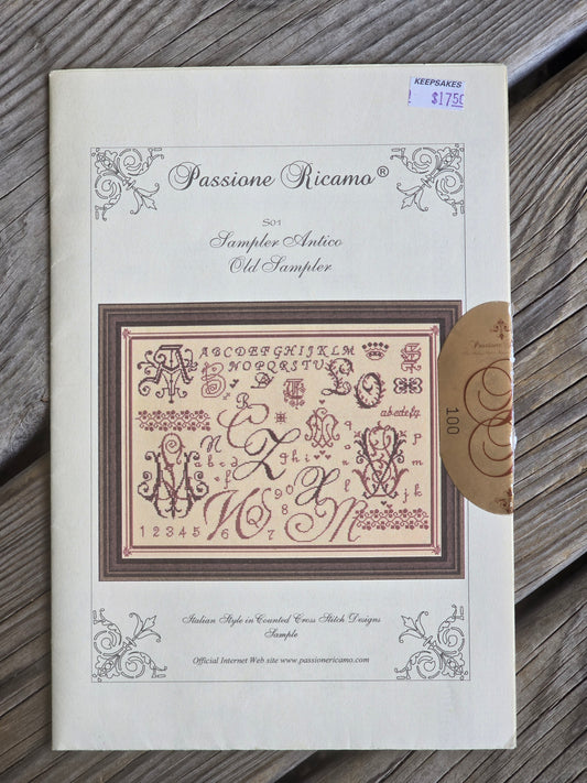 Passione Ricamo - Sampler Antico (Old Sampler) - Cross Stitch Pattern