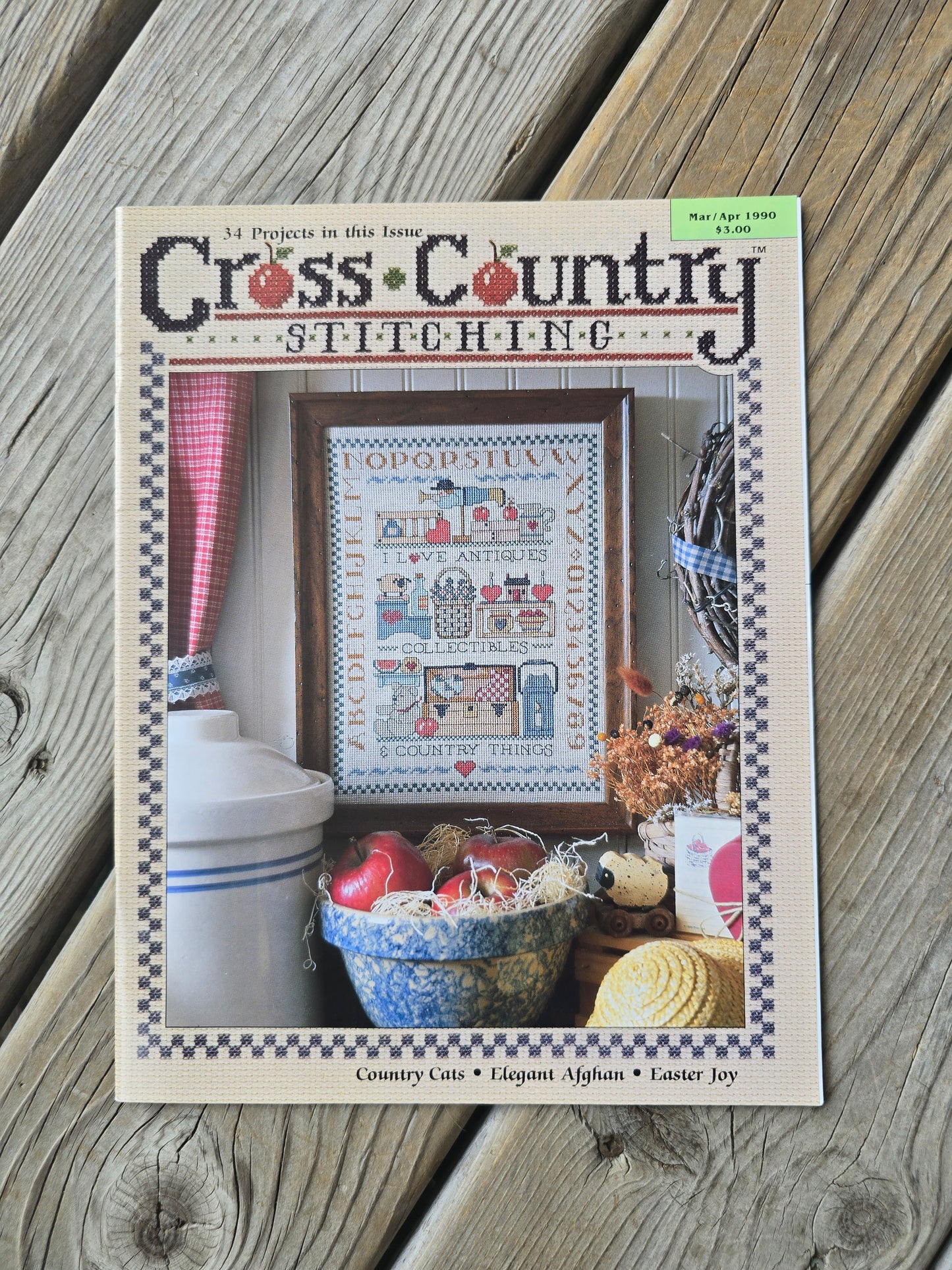 Cross Country Stitching Magazine - 1990 Bundle