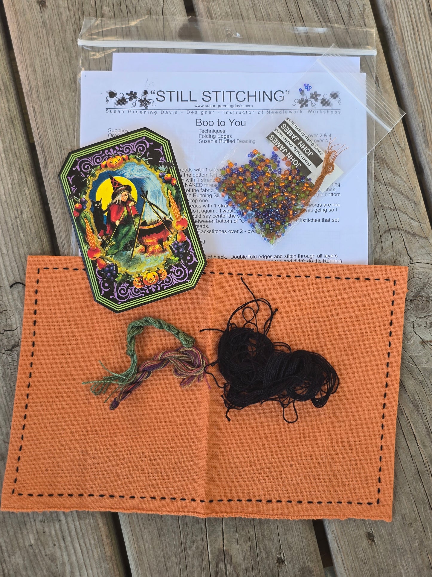 Still Stitching - Boo to You - Cross Stitch Kit