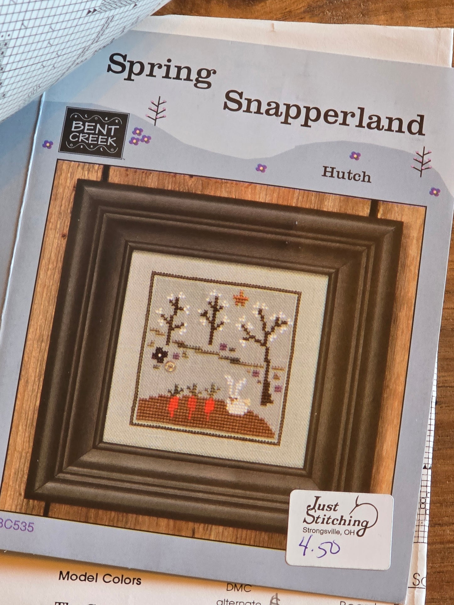 Bent Creek - Spring Snapperland - Cottage, Hive, Coop, Hutch - Cross Stitch Pattern