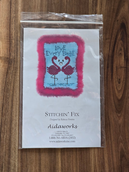 Aidaworks - Stitchin' Fix - Love Every Birdie - Cross Stitch Kit
