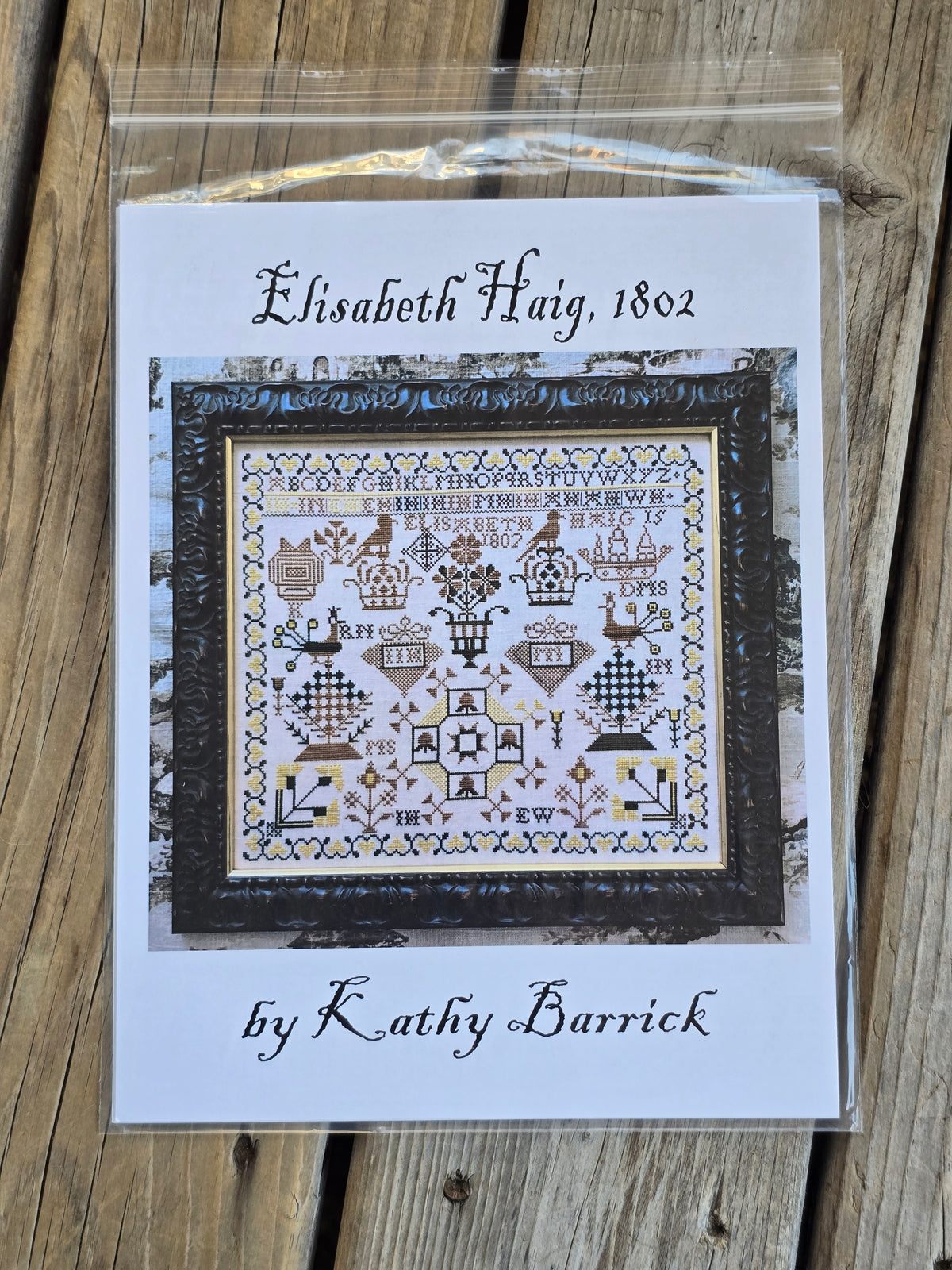 Kathy Barrick - Elisabeth Haig, 1802 - Cross Stitch Pattern