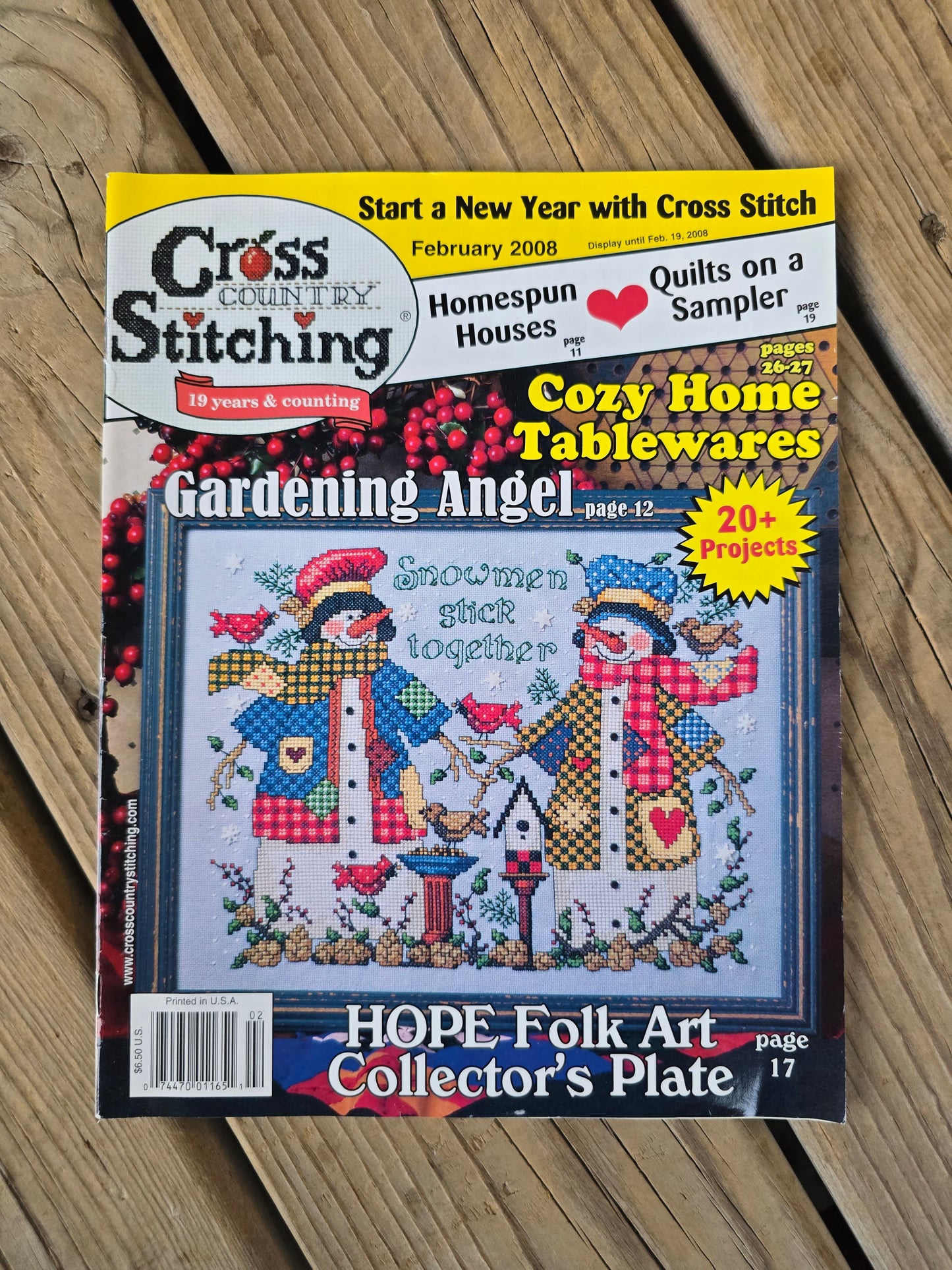Cross Country Stitching Magazine - 2008 Bundle