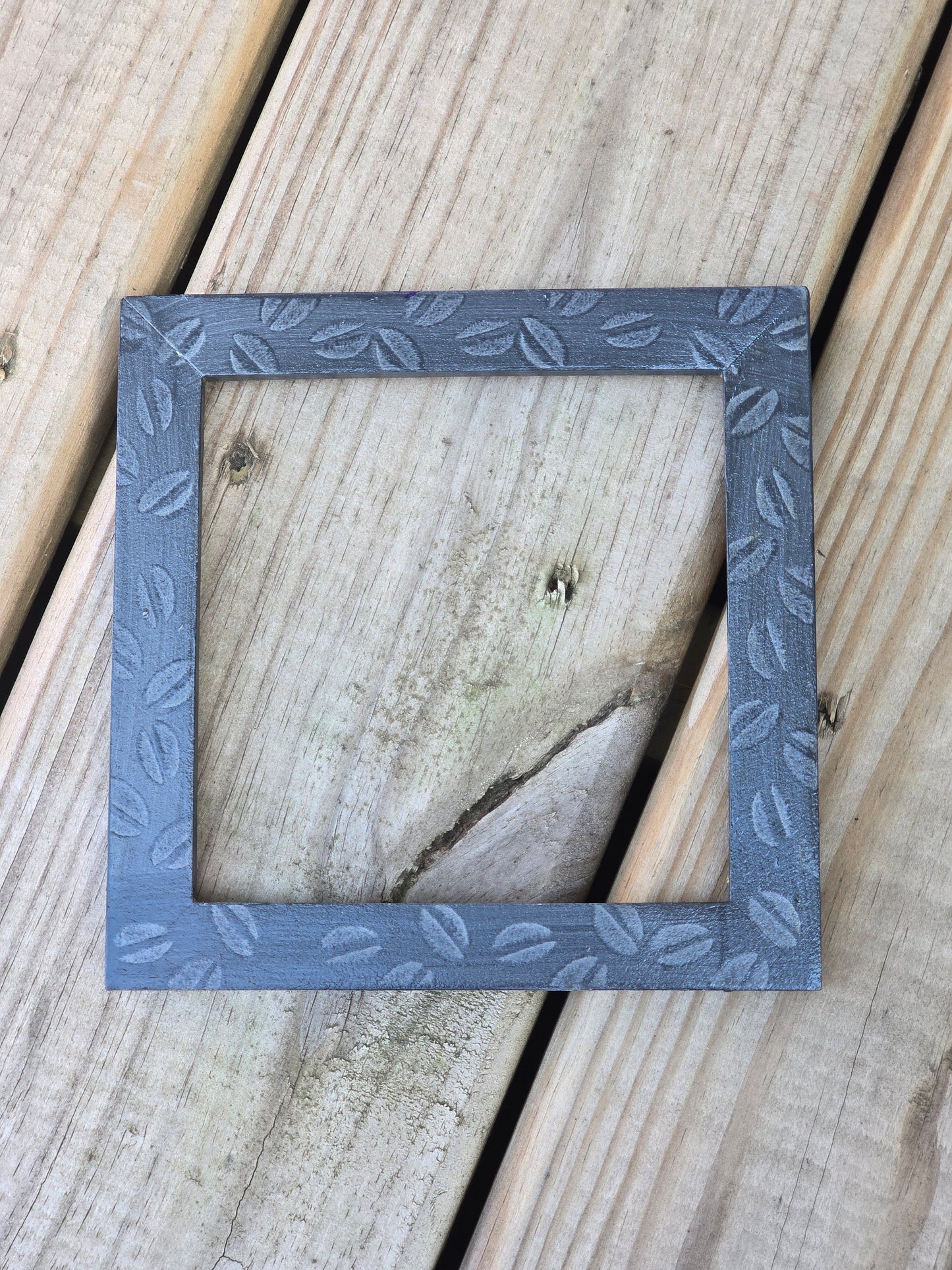 Wooden Picture Frame - 5” x 5” Square - Home Decor