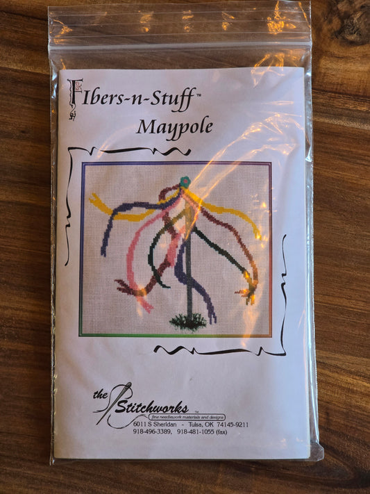 The Stitchworks - Fibers-n-Stuff - Maypole - Cross Stitch Kit