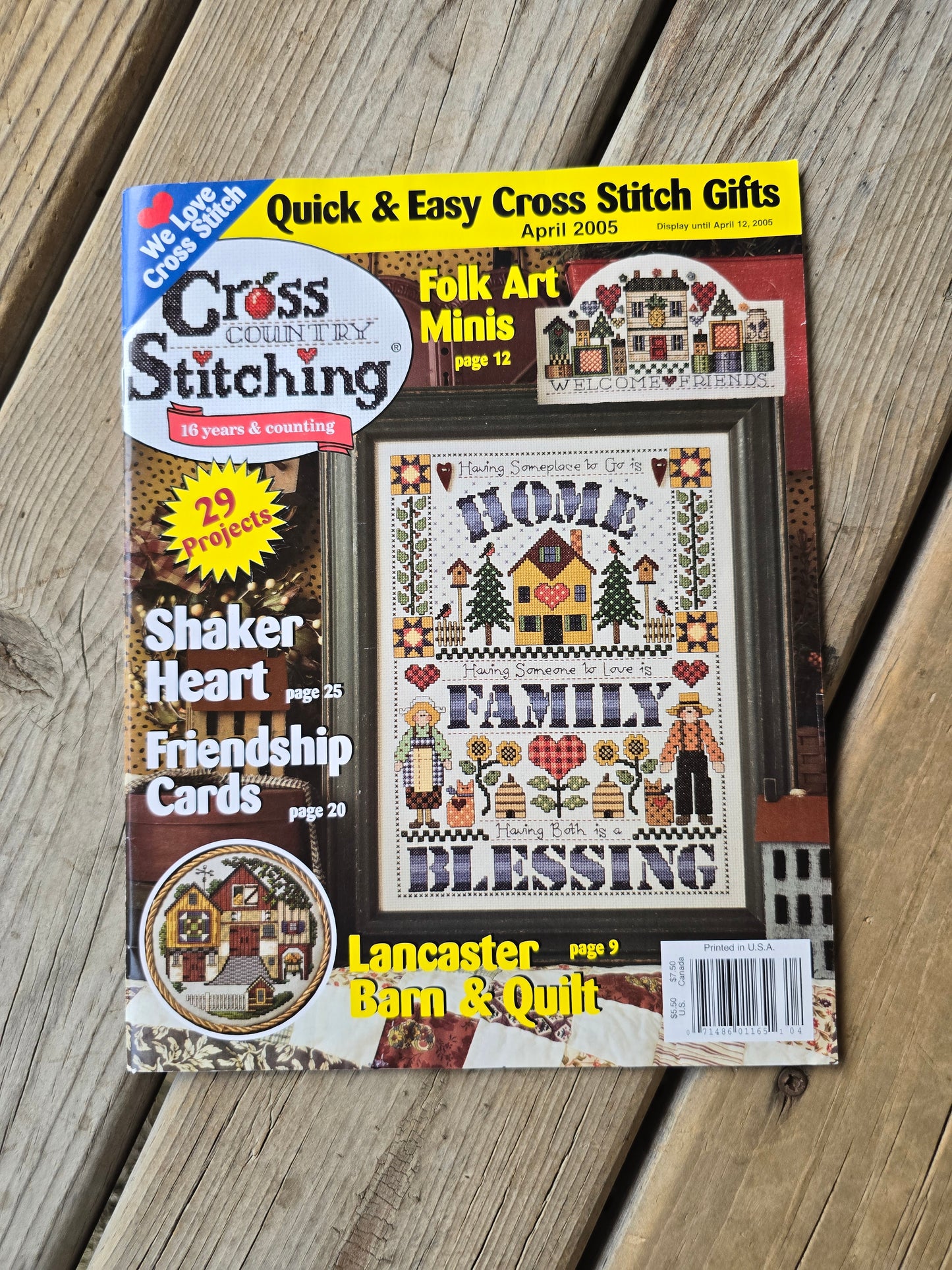 Cross Country Stitching Magazine - 2005 Bundle