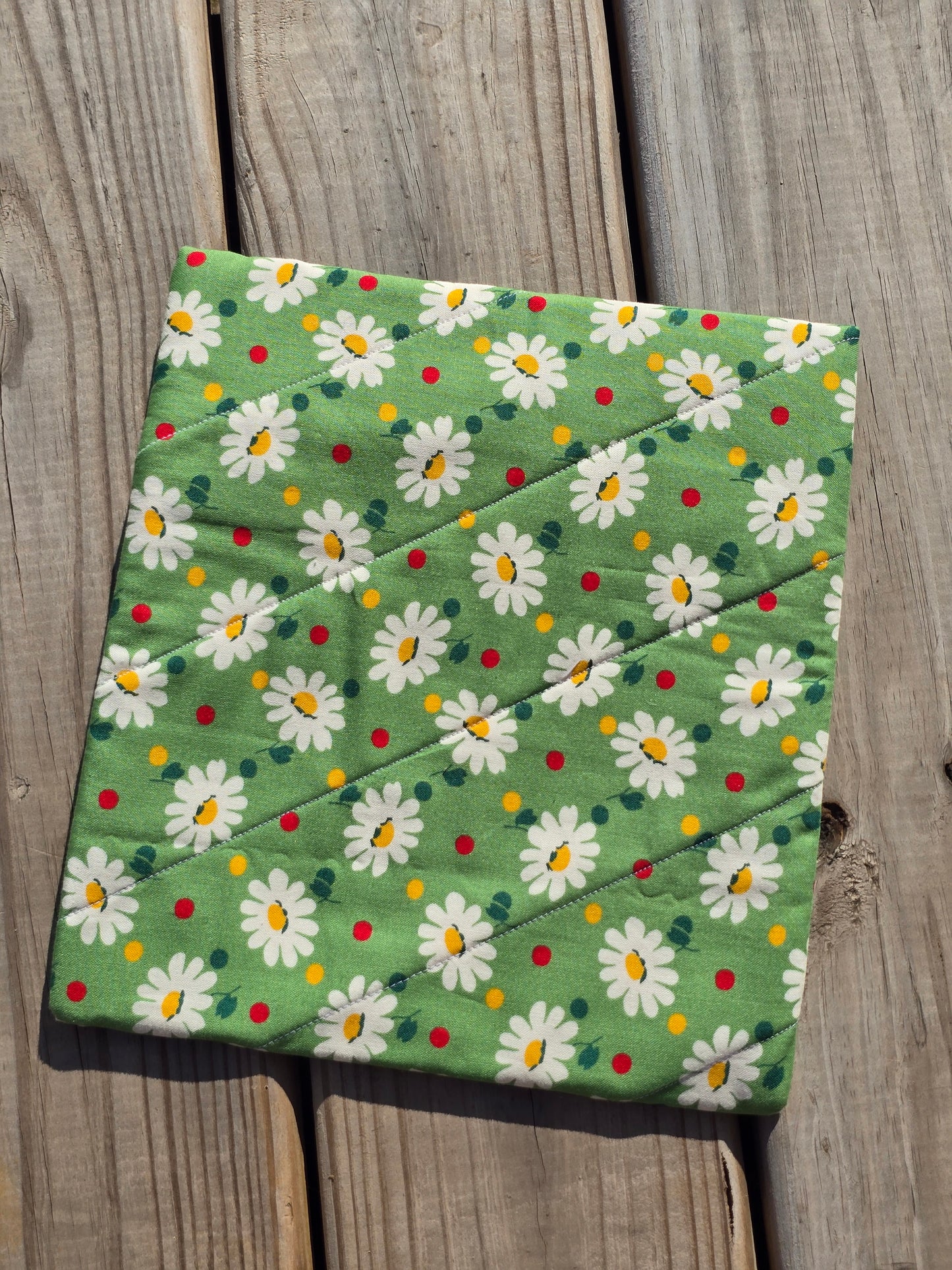 K Heinz Designz - Cloth Project Bag - Green Floral