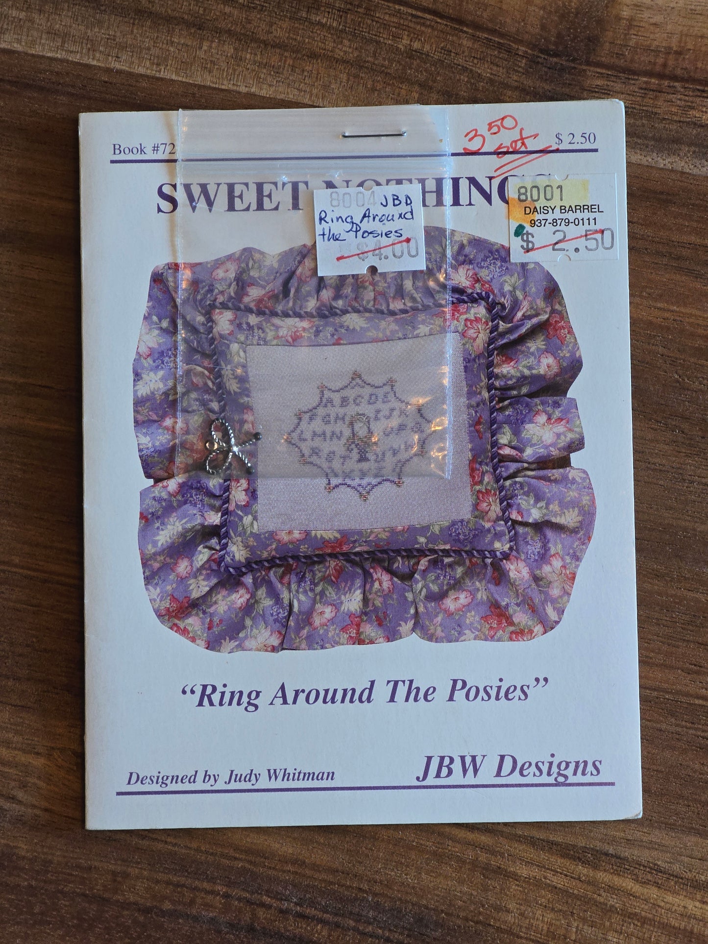 JBW Designs - Sweet Nothings - Ring Around The Posies - Cross Stitch Pattern