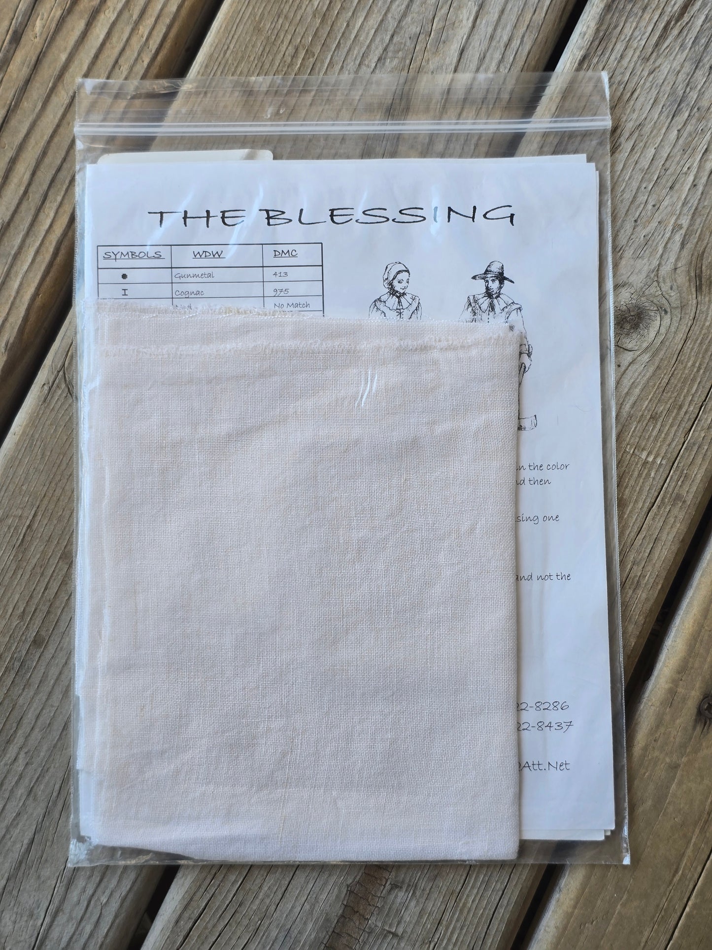 Examplars From The Heart - The Blessing - Cross Stitch Pattern