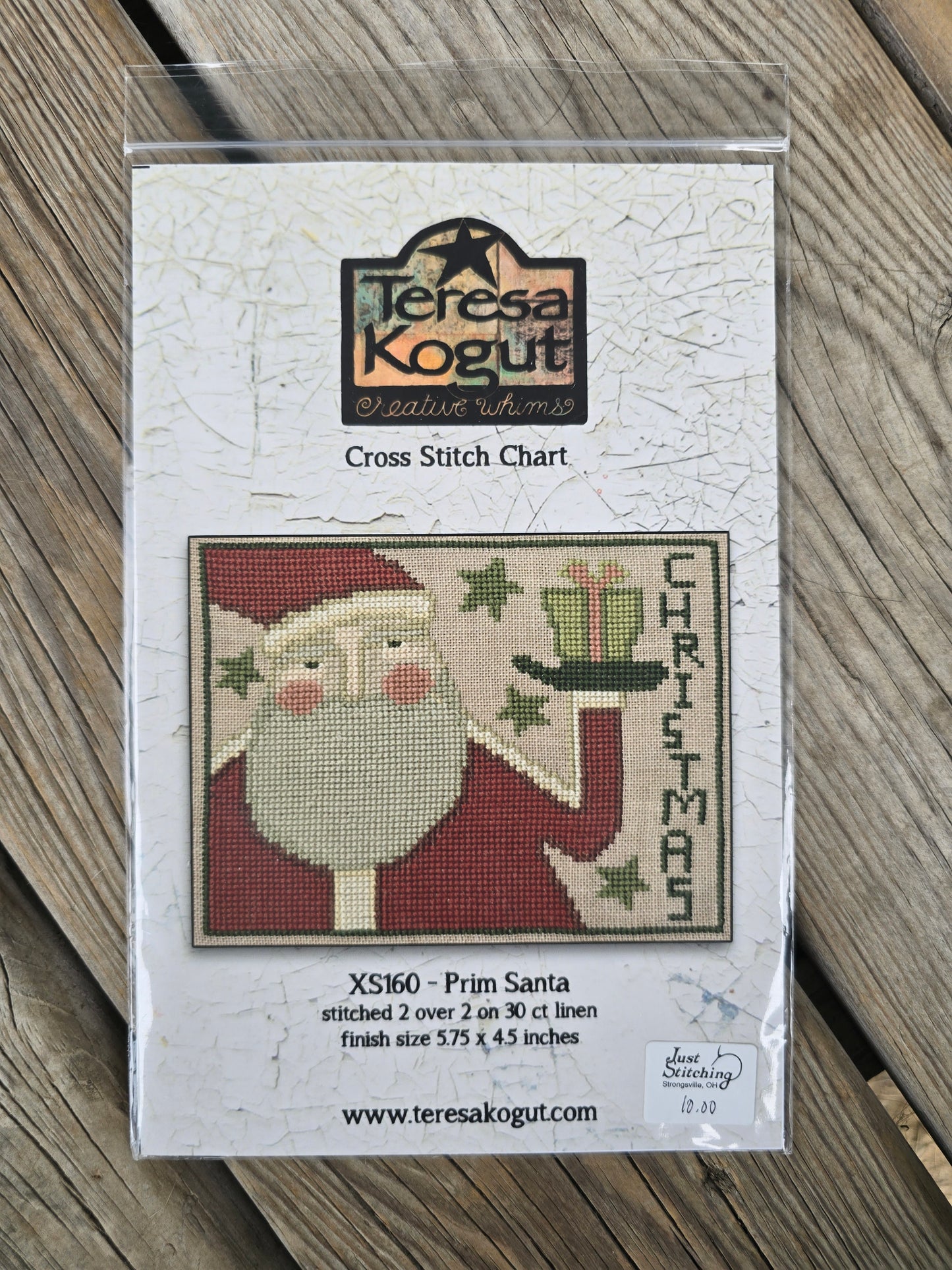 Teresa Kogut - Prim Santa - Cross Stitch Pattern