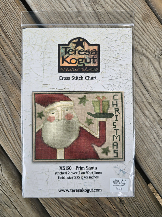 Teresa Kogut - Prim Santa - Cross Stitch Pattern