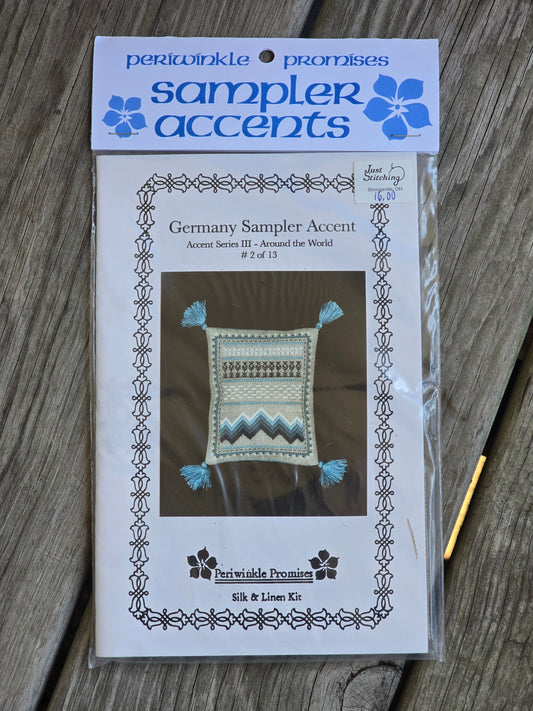 Periwinkle Promises - Germany Sampler Accent - Sampler Accents - Cross Stitch Kit