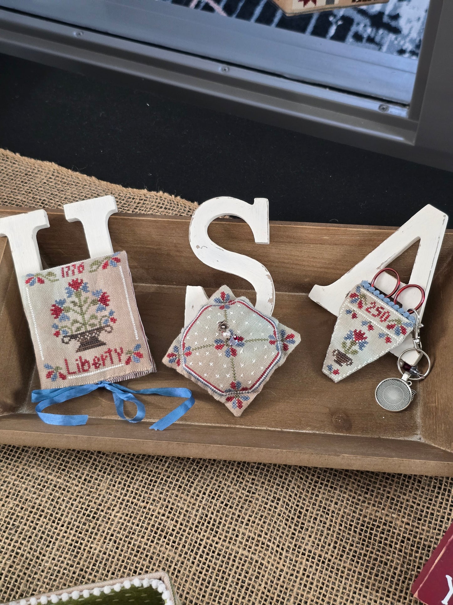 Mani di Donna - Liberty Sewing Set and Accessory Pack - Cross Stitch Pattern - Nashville Needlework Market 2026